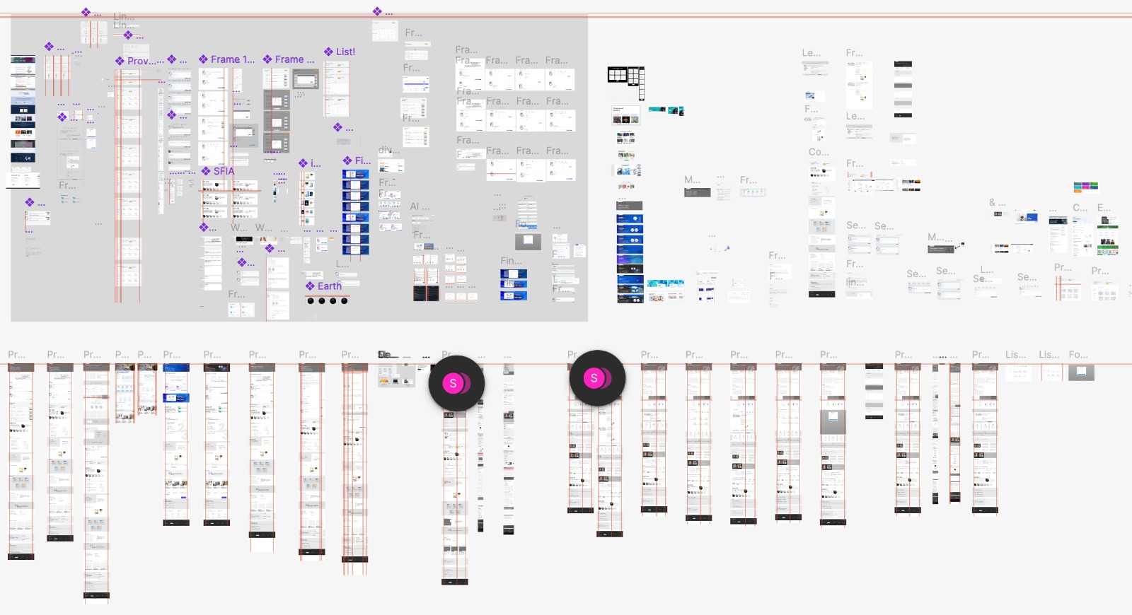 APMG high-fidelity prototype screens.