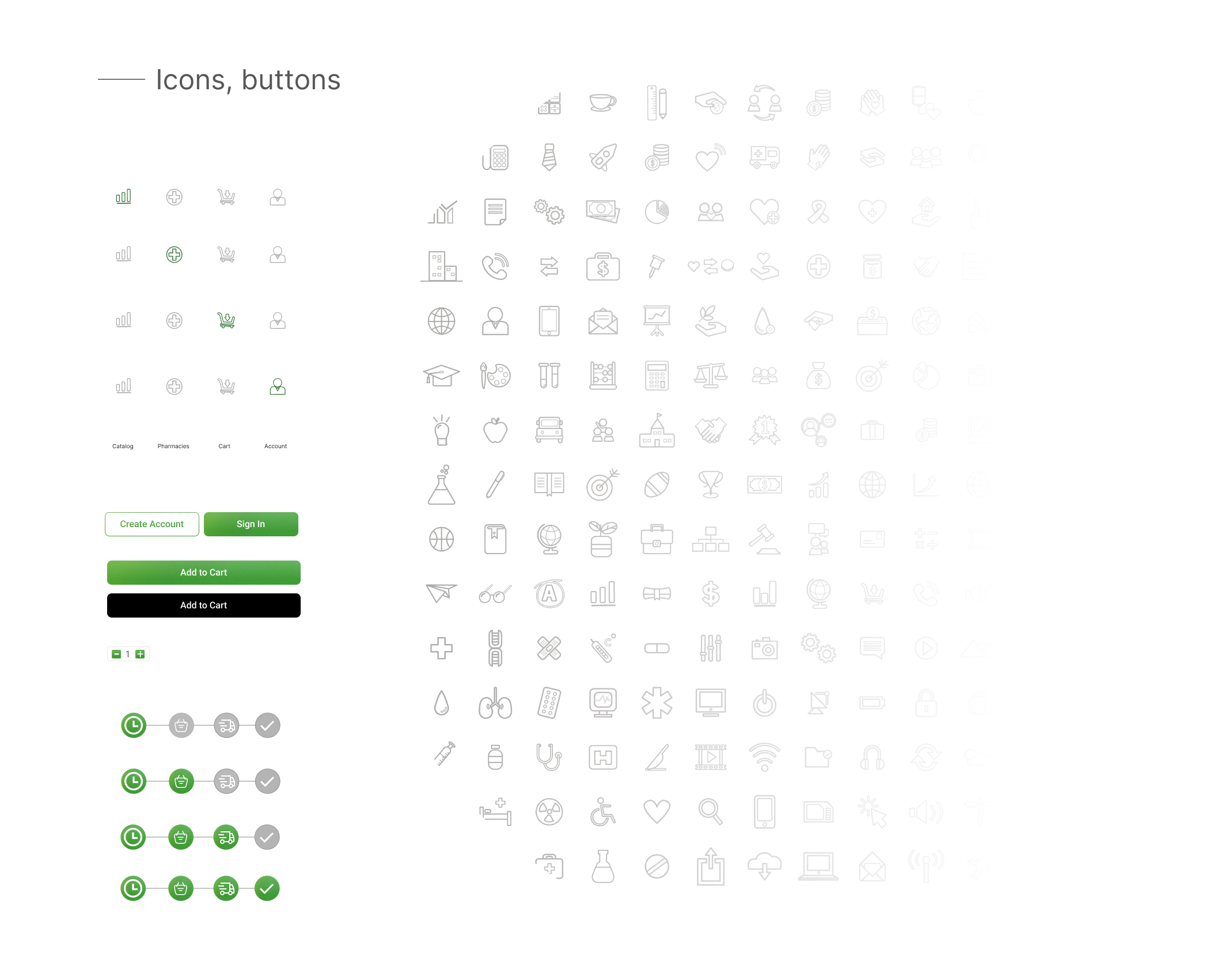MedSwift UI screens